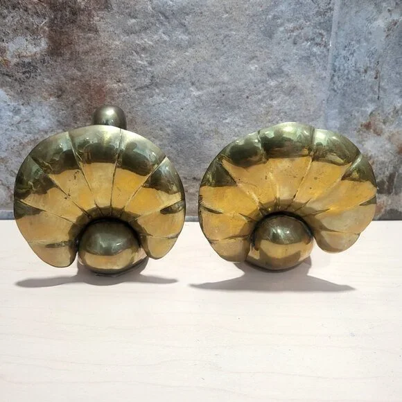 Pair of Vintage Metal Brass Dove Figure Bookends Home Decor - Picture 4 of 10